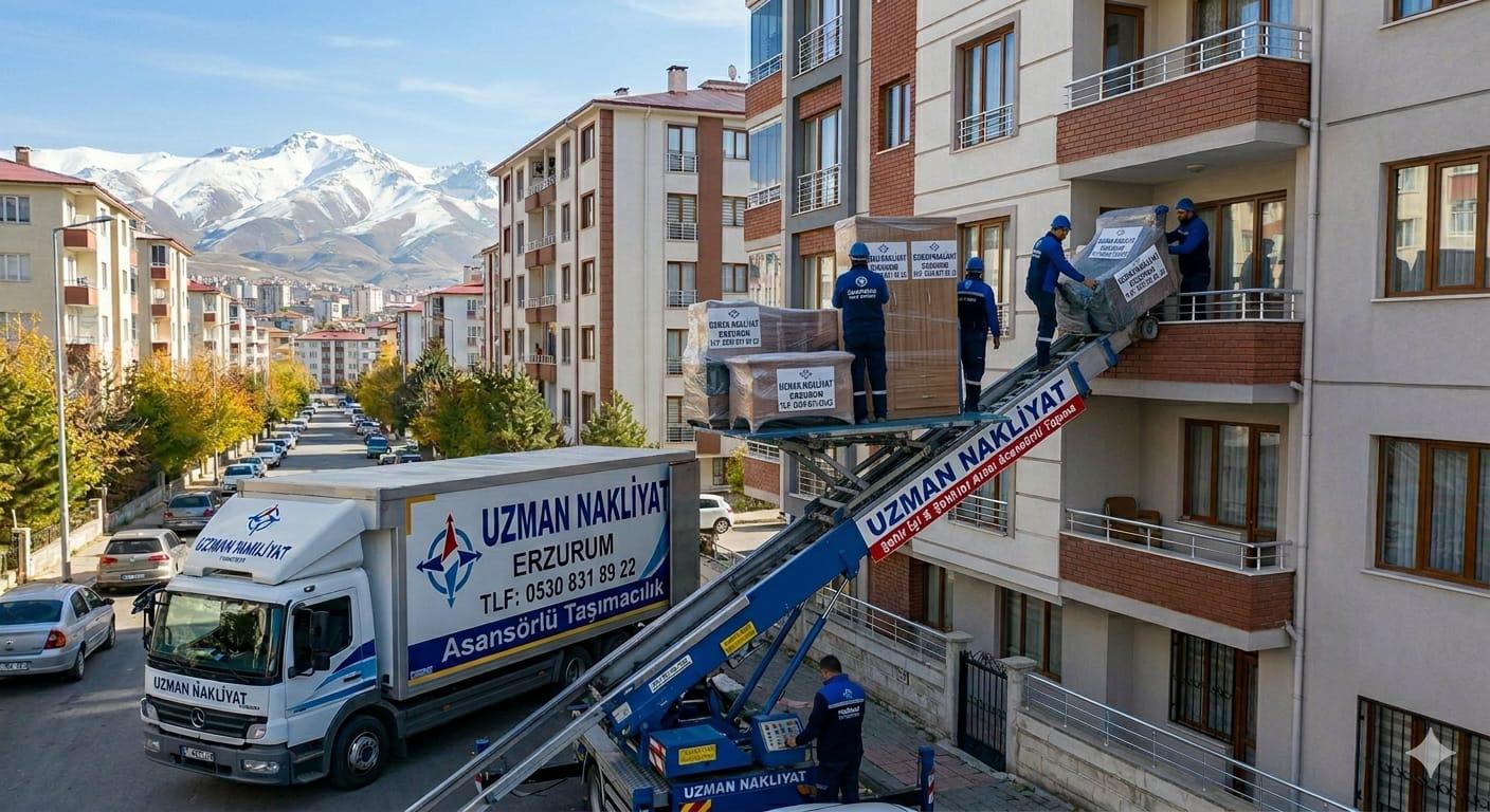Erzurum Asansörlü Nakliyat hizmeti